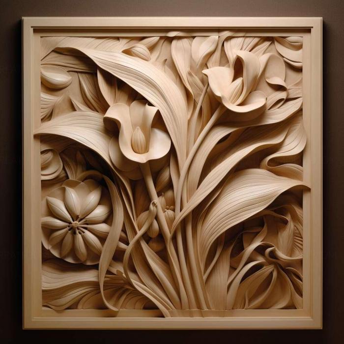 نموذج ثلاثي الأبعاد لآلة CNC 3D Art 